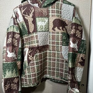 Handmade quilt hoodie